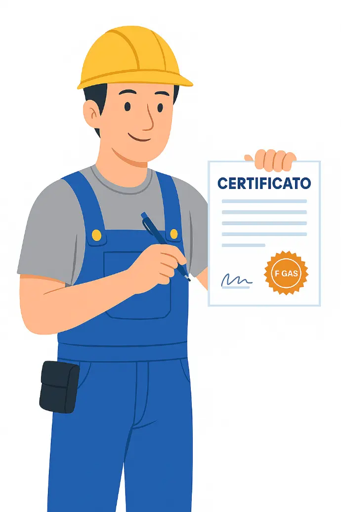 Rilascio dichiarazioni di conformità energetiche impianti e Certificazione F-GAS